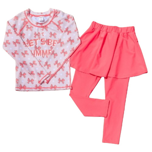 여아 바비리본 래쉬가드 세트 E128