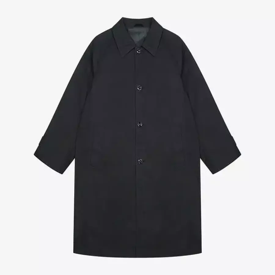 신원 발마칸 트렌치 롱 코트 블랙 PKNAB7301 H