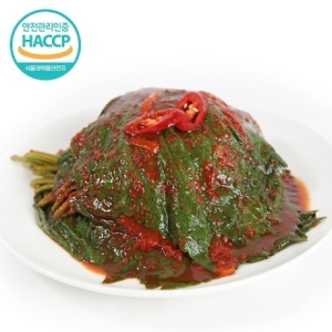 웰굿 HACCP인증 전라도 국내산 깻잎김치 1kg_이미지