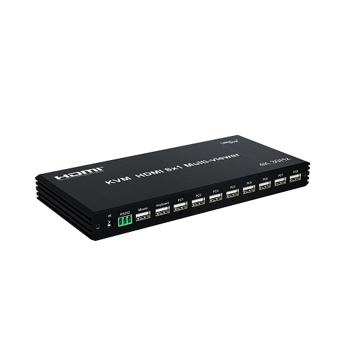 라인업시스템 LANSTAR LS-M8TS 8:1 HDMI KVM 멀티뷰어