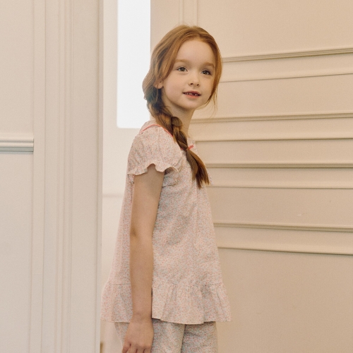 캄미어패럴 오르시떼 여아동 H004 리히트 반소매 파자마 세트 OR26MGBAH004