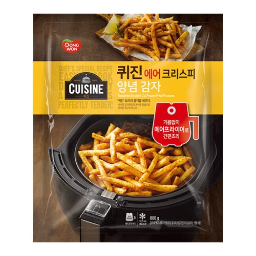 동원F&B 퀴진 에어 크리스피 양념감자 800g [3개]