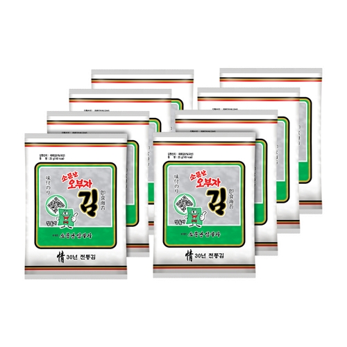 소문난삼부자 소문난 오부자 전장김 25g (16개)_이미지
