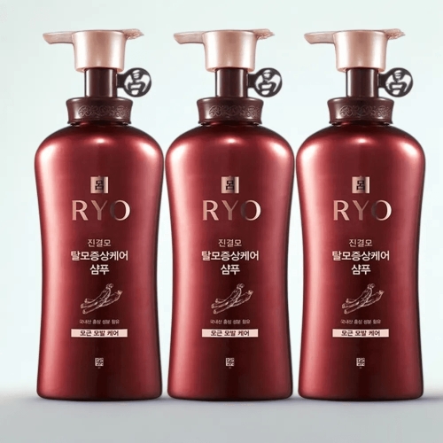 려 진결모 탈모증상케어 샴푸 모근모발케어 490ml (3개)_이미지