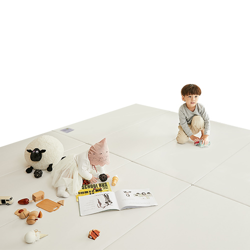 알집매트 칼라 폴더매트 밀크 200 x 120 x 4 cm_이미지