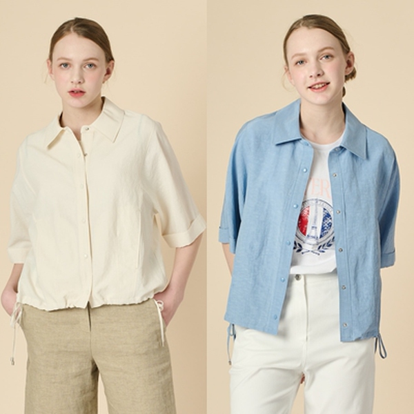 BCBG 어라운드 블라우스 B3M4B429_이미지
