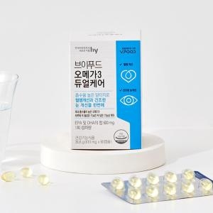  한국야쿠르트 브이푸드 오메가3 듀얼케어 60캡슐 [1개]