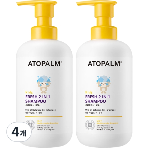 아토팜 프레쉬 2in1 샴푸 460ml (4개)_이미지