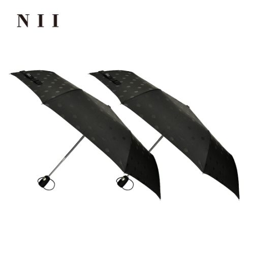  NII 3단 완전자동 엠보도트 우산 2개