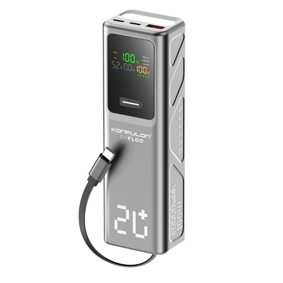 바운드랩 라플루 PD 100W 릴케이블 일체형 보조배터리 RPB-100W20C 20000mAh_이미지