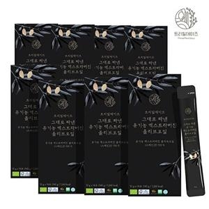  트리밀데이즈 그대로짜낸 유기농 엑스트라버진 올리브오일 140g(10gx14포) [8개]