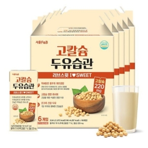 서울에프엔비 고칼슘 두유습관 러브스윗 190ml (80개)_이미지