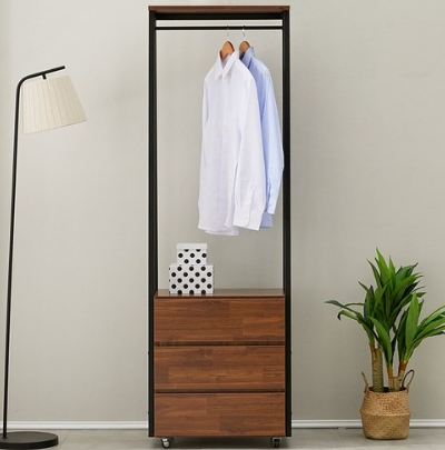 아미띠에 아델 3단 서랍 시스템 행거 (60cm)_이미지