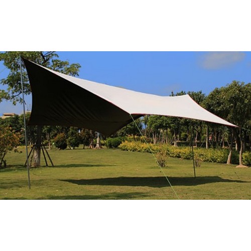 인앤캠핑 타프 블랙코팅 헥사타프 (500x600cm)_이미지