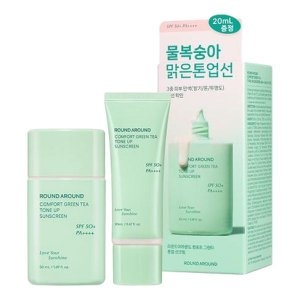 라운드어라운드 컴포트 그린티 톤업 선크림 50ml (1개)_이미지