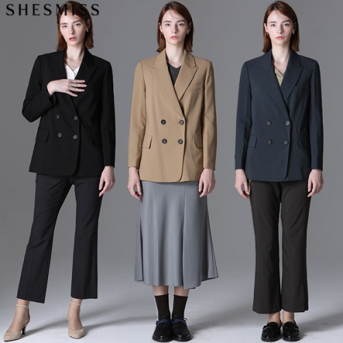 쉬즈미스 켈리 솔리드 더블버튼 재킷_이미지