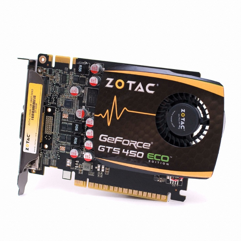 ZOTAC 지포스 GTS450 ECO 저전력 D3 1GB (중고)_이미지