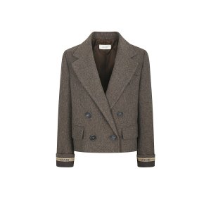 바바패션 JJ지고트 여성 롤업 울 더블 브레스트 자켓 GNCA0JKR4_이미지