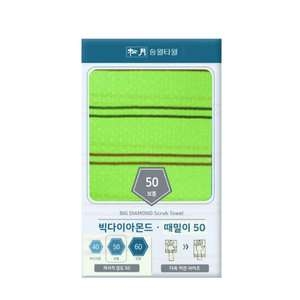 송월타월 빅다이아몬드 때밀이50 (1장)_이미지