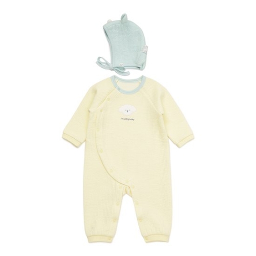 블루독베이비 10 신상 YE 도기쭈글퀼팅세트우주복 45C70041030