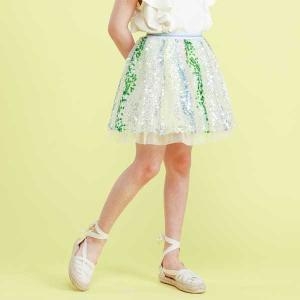 N.머메이드 스팽글 스커트 JVUSK61