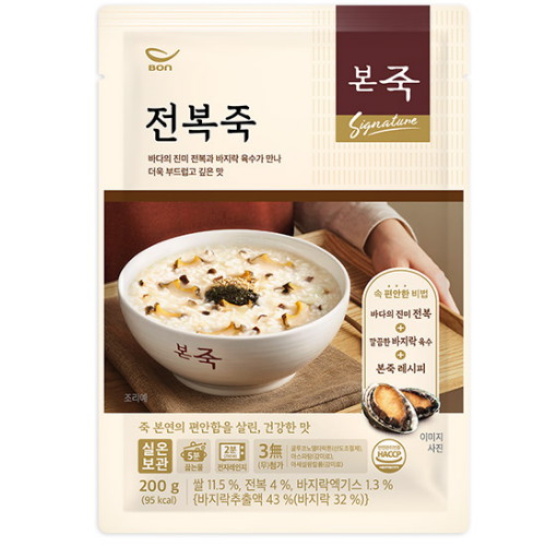 본아이에프 본죽 아침엔 본죽 전복죽 200g (4개)_이미지