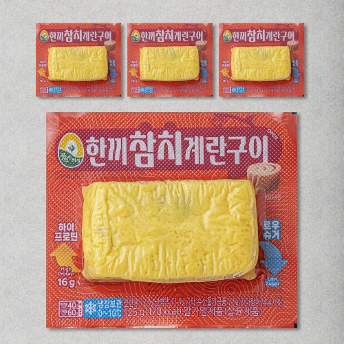 풍림푸드 풍요한아침 한끼계란구이 참치 125g 4개