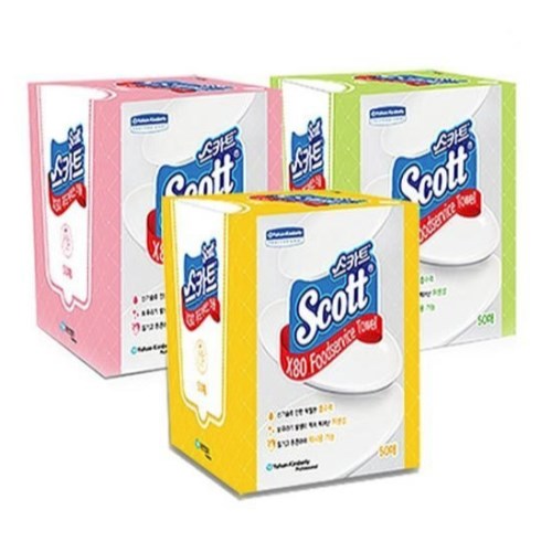 스카트 X80 푸드서비스 타월 50매 (1팩)_이미지