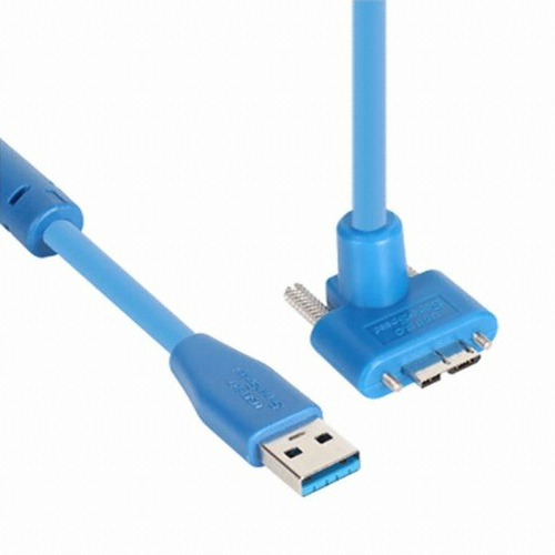 강원전자 NETmate USB3.0 High-Flex AM-MicroB(위쪽 꺾임) 리피터 케이블 (10m)_이미지