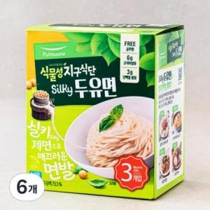 풀무원 식물성지구식단 Silky 두유면 150g [6개]