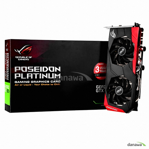 ASUS ROG ������ GTX980 Ti POSEIDON PLATINUM D5 6GB �̿���