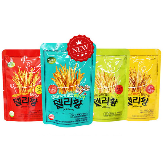 델리황 매운맛 20g+코코넛맛 20g+오리지널맛 15g+버터맛 20g