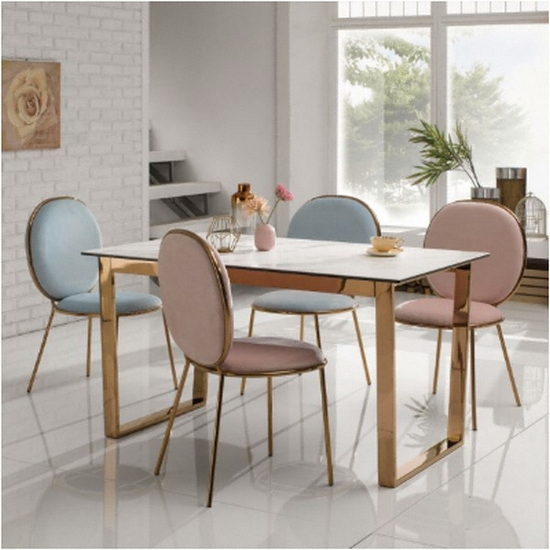  로드퍼니처 벨라 301 세라믹 식탁 1700 [의자6개]