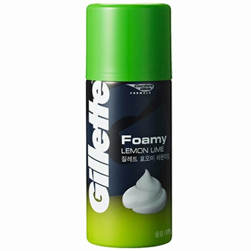 질레트 포오미 레몬라임 쉐이빙 폼 175g (6개)_이미지