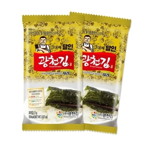 광천김 달인 미니 재래김 도시락김 240봉/조미김/구운김_이미지
