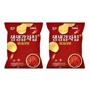 해태제과 생생감자칩 핫칠리맛 55g (2개)