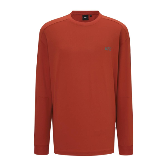  UFC 스피드 릴렉스핏 긴팔 티셔츠 브릭 U4LSW3303BC