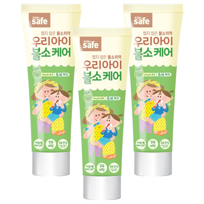 키즈세이프 우리아이 불소케어 치약 60g (3개)_이미지