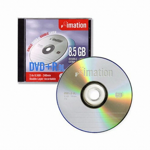 이메이션 DVD+R 8.5GB 2.4x 쥬얼 1장_이미지