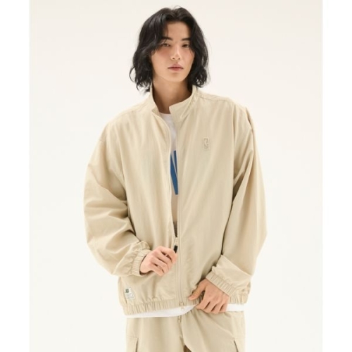 NBA PLAY 바람막이 웜업 자켓 N251JP010P 베이지 XL_이미지