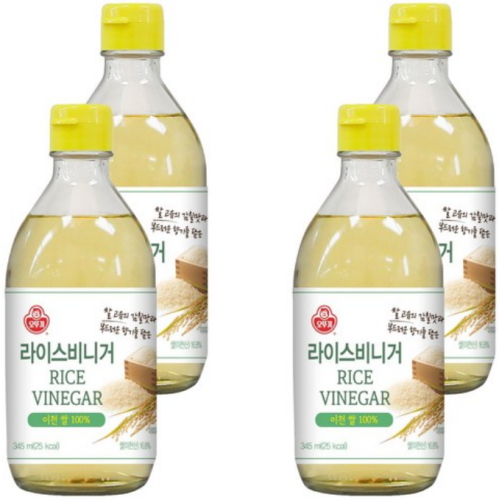 오뚜기 라이스 비니거 345ml (4개)_이미지