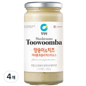 청정원 머쉬룸투움바 파스타소스 350g 4개