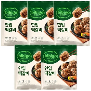 CJ제일제당 비비고 한입 떡갈비 490g (5개)_이미지