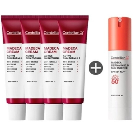 센텔리안24 시즌5 액티브 스킨 포뮬러 마데카 크림+선에센스 5종 세트