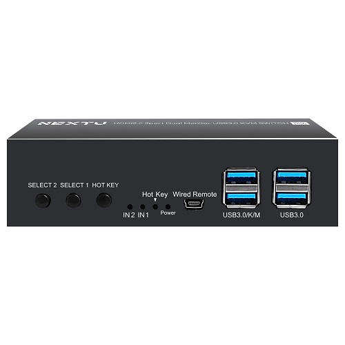 �������������ͽ� NEXTU NEXT-8903KVM-DUAL 2��Ʈ HDMI KVM ����ġ