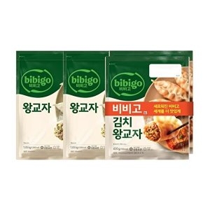 CJ제일제당 비비고 왕교자 1.05kg x 2개 + 김치 왕교자 420g x 2개
