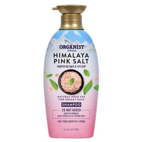 LG생활건강 오가니스트 히말라야 핑크솔트 두피스케일링 샴푸 500ml (2개)