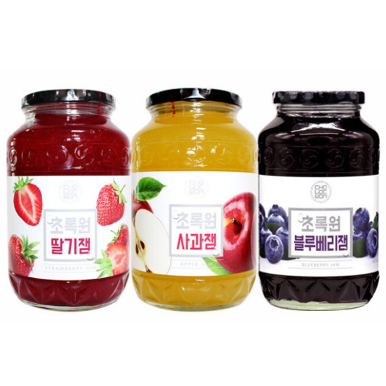 블루베리잼 1kg+딸기잼 1kg+사과잼 1kg