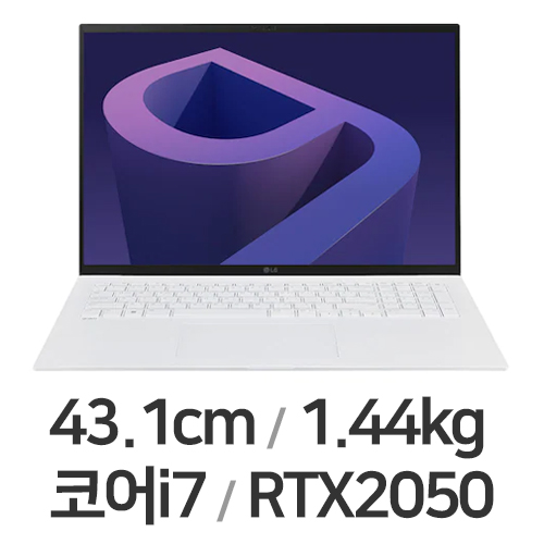 LG전자 2022 그램17(12세대) 17ZD90Q-EX76K WIN11 (SSD 256GB)