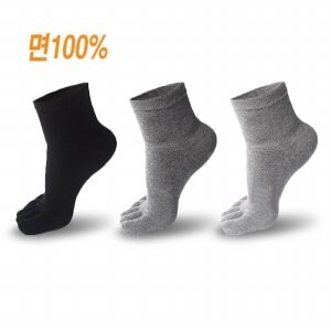 신사 면100 중목 <b>발가락</b><b>양말</b> 3족